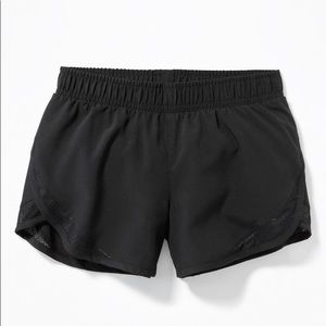 black running shorts